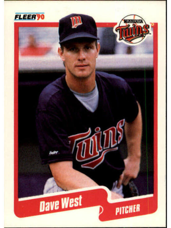 Other - 1990 Dave West Fleer Baseball Card #388